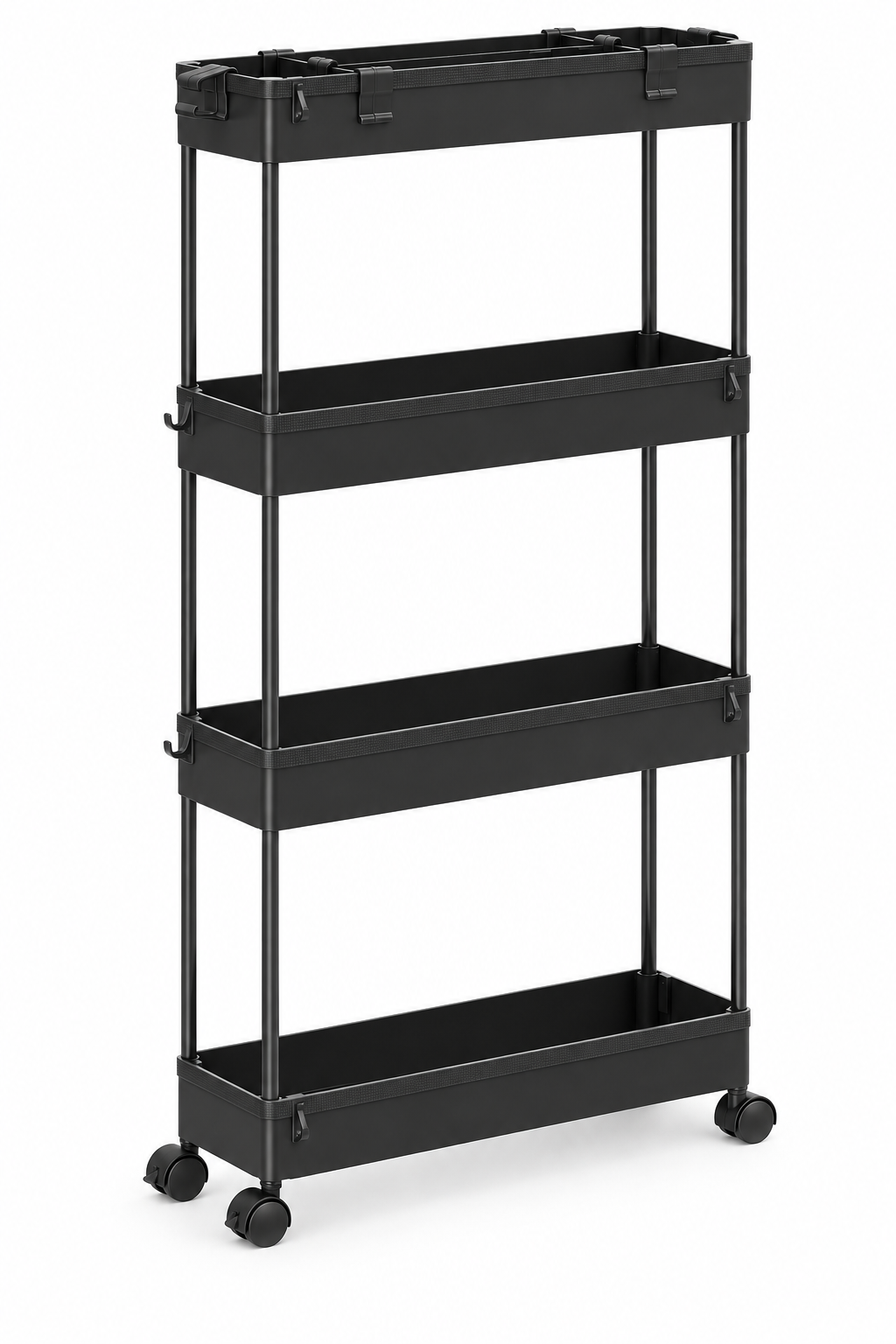 Rolling Bathroom Storage Shelves