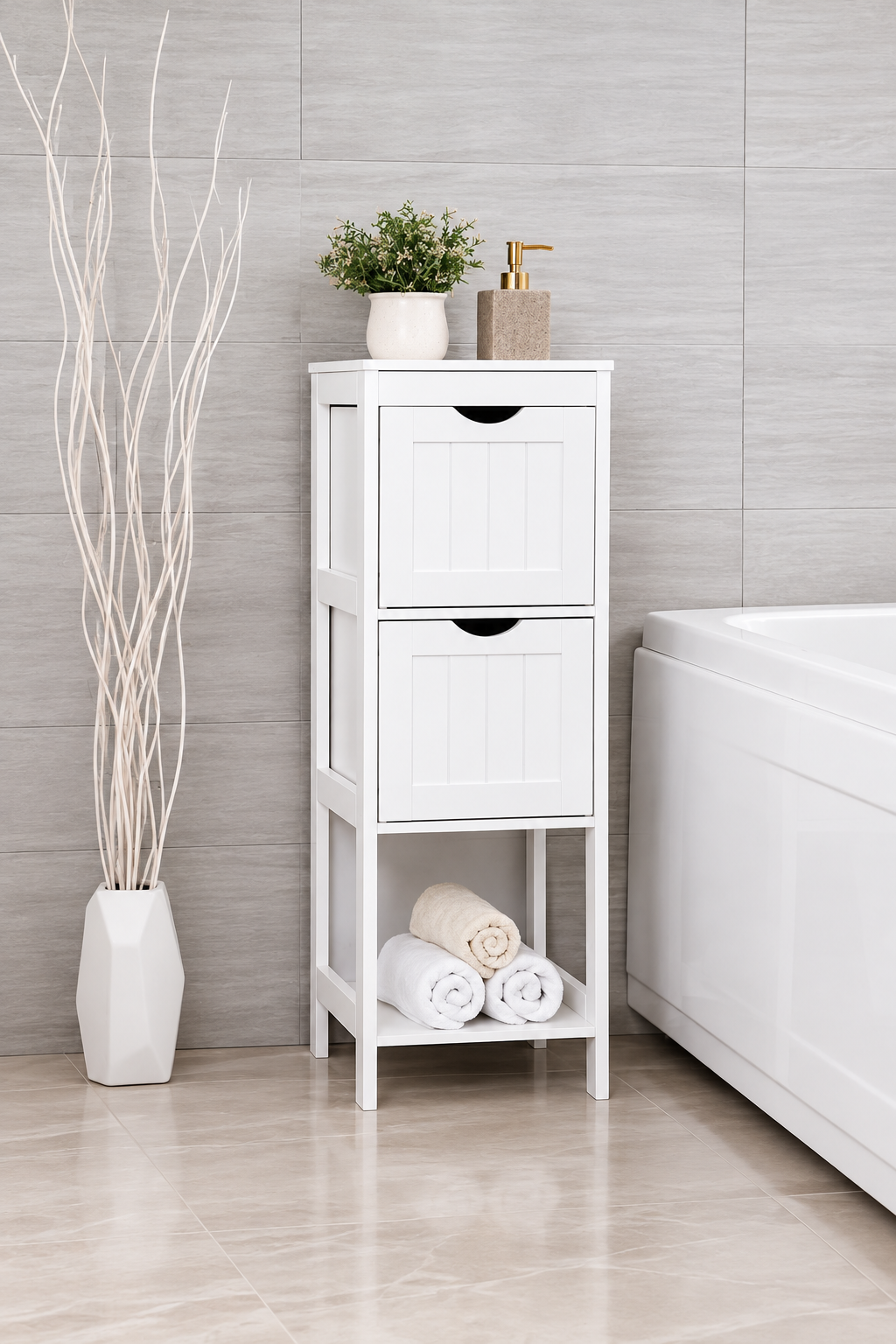 Wooden Bathroom Cabinet